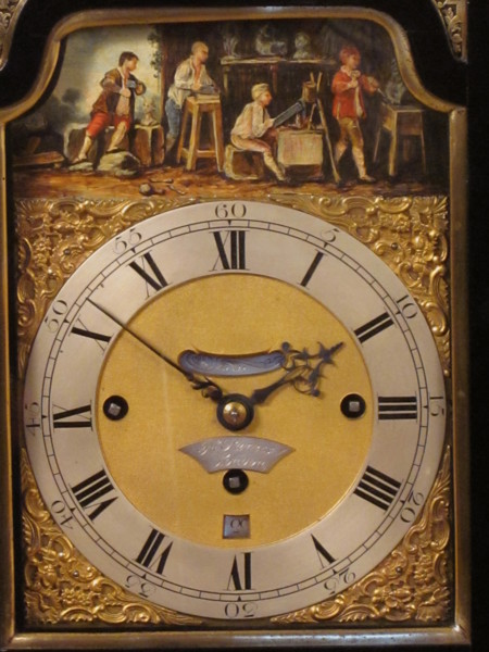 English Musical clock with automata. 