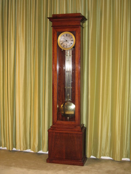  French month duration longcase regulator with gridiron pendulum