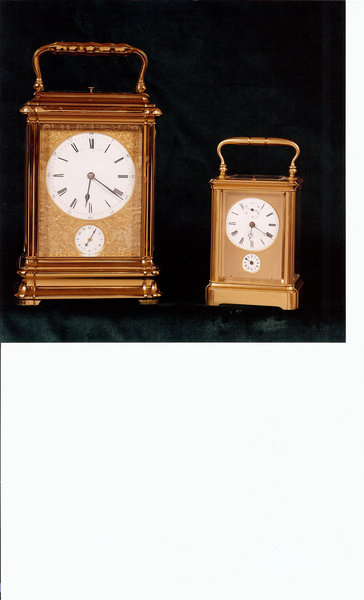 Gorge cased giant carriage clock.  