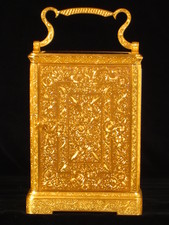 Early engraved carriage clock by Auguste