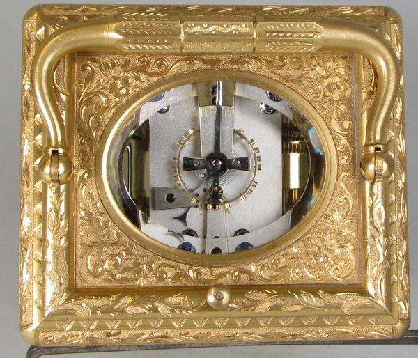 A grande-sonnerie carriage clock