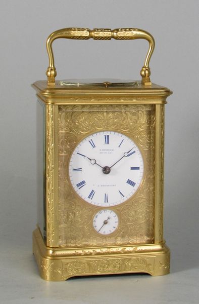 Early Corniche Carriage Clock, Demeur. 