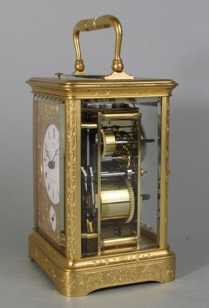 Early Corniche Carriage Clock, Demeur. 