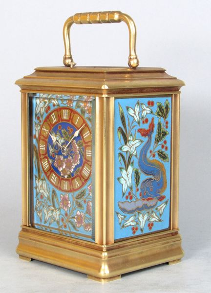 Cannelee Cased Carriage Clock