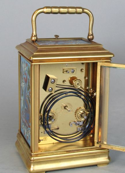 Cannelee Cased Carriage Clock