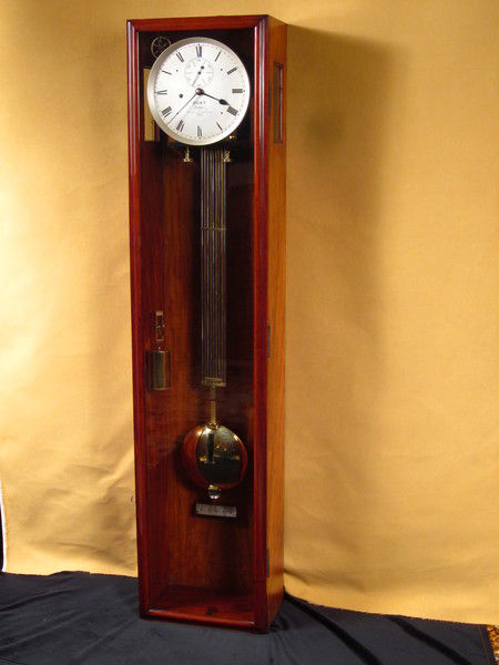 Wall regulator by Dent with gridiron pendulum, circa 1850