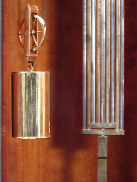 Wall regulator by Dent with gridiron pendulum, circa 1850