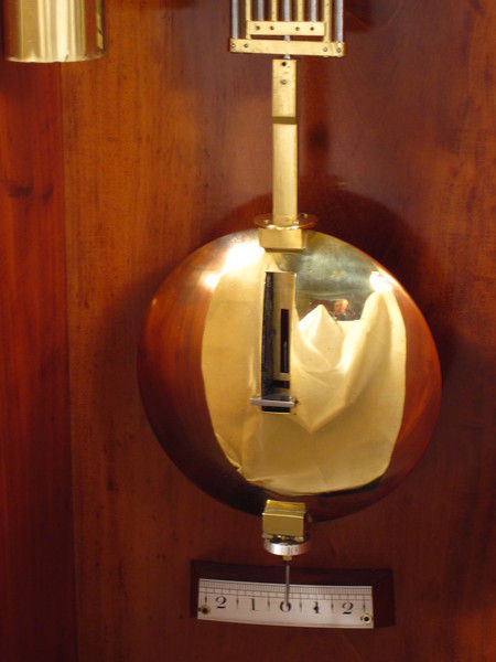 Wall regulator by Dent with gridiron pendulum, circa 1850