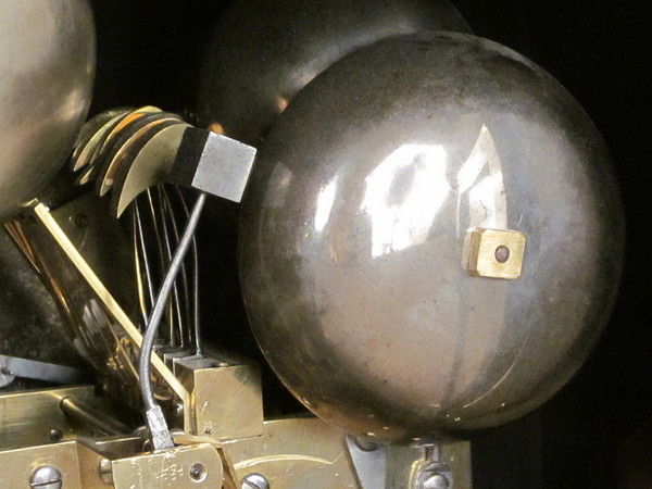 Chiming and musical green lacquer bracket clock for the oriental market