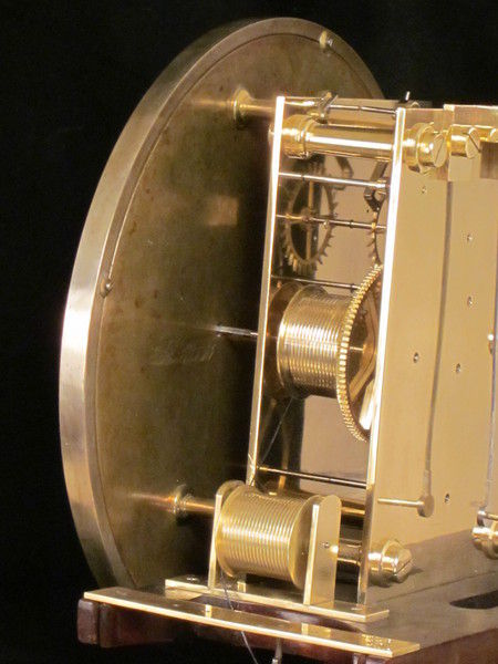 6ft dome top mercurial regulator. Glazed sides, mirrored back 