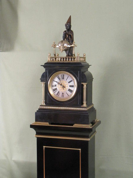 wizard automaton clock with westminster chimes