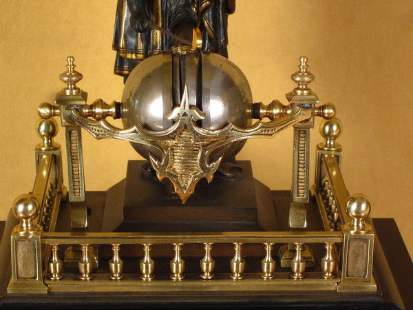 wizard automaton clock with westminster chimes