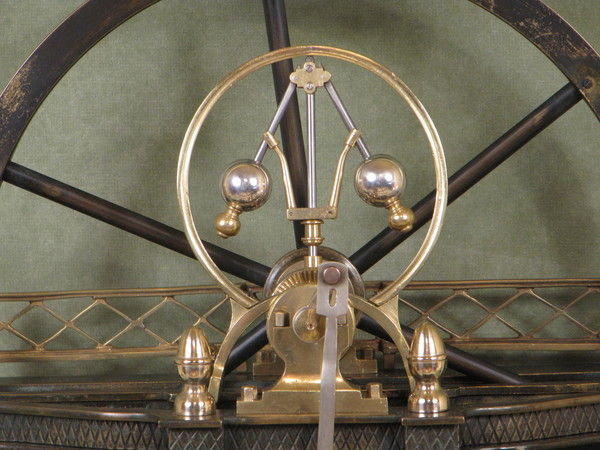 Complex industrial clock based on the steam pump.