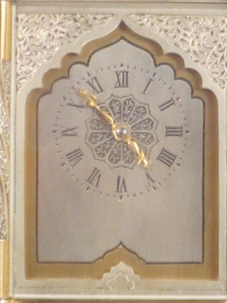Carriage/travelling clock made for Ottoman market.Highly detailed case.