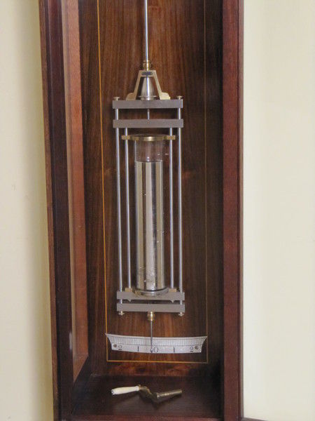Martin and Roberts rosewood wall regulator,commissioned in 1978.