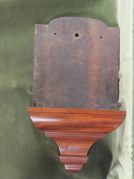 late18th cent mahogany wall clock by Grant Fleet Street London No. 330