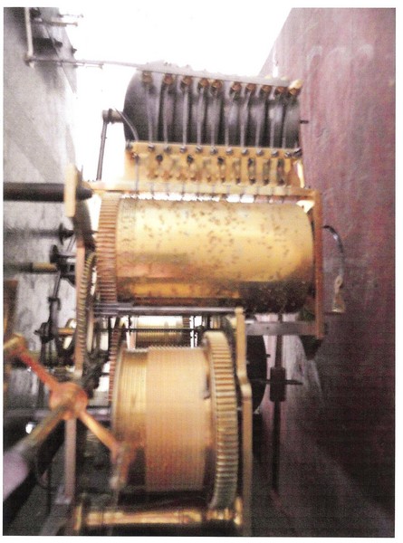 A fine English seven tune musical longcase clock with automata