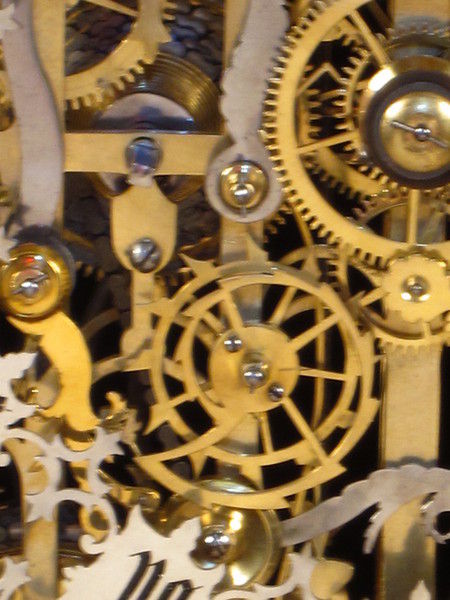 Brighton Pavilion Skeleton Clock