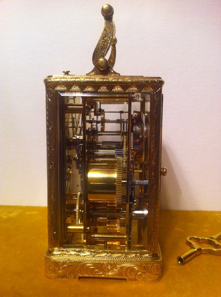 D445. A particularly fine carriage clock, circa 1845-50, LEPINE a PARIS.  