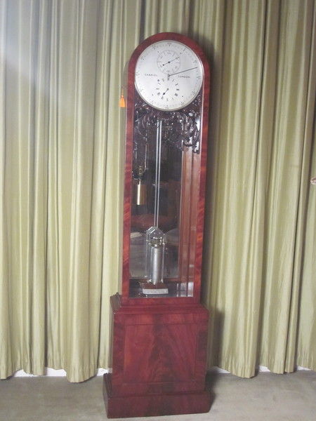 19th Century Dome Top Regulator signed Gabriel London.  