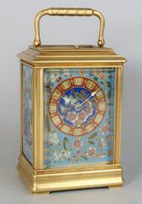 Cannelee Cased Carriage Clock