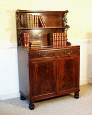 Regency Mahogany Chiffonier / Writing Desk