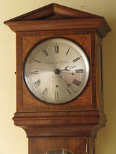 Martin and Roberts rosewood wall regulator,commissioned in 1978.