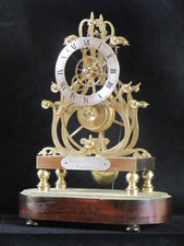 A fine example of one of Condliffs third series skeleton clocks