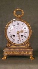 A rare late 18th century Pendule D'Officier (the forerunner of the carriage cloc...