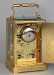 Early carriage clock with unusual escapement. (France)