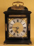 Tompion timepiece with pull quarter repeat circa 1686.  (England)