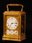 Paul Buhre grande sonnerie gorge carriage clock (France Russia)