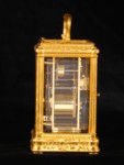 Paul Buhre grande sonnerie gorge carriage clock (France Russia)