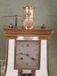 Guilmet clock based on the steam hammer (France)