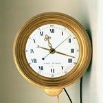 French Empire period mahogany longcse regulator with gridiron by Lepaute  (France)