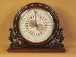Rosewood cased world time clock, circa 1856 (England)