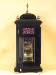 Ebony veneered spring clock by Nathaniel Seddon with pull quarter repeat (England)