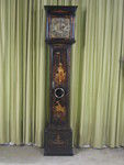 early square dial lacquer longcase in very original condition. circa710 (England)