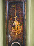 early square dial lacquer longcase in very original condition. circa710 (England)