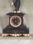 Guilmet mystery clock with pendulum swinging without any obvious impulse (France)