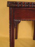 D125 Fine quality Georgian mahogany tea table with finely figured veneers.  (England)